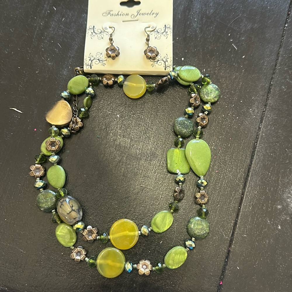 Necklace and Earrings